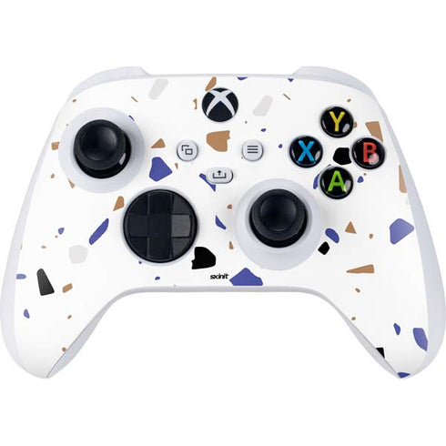 White Terrazzo Xbox Series S Controller Skin